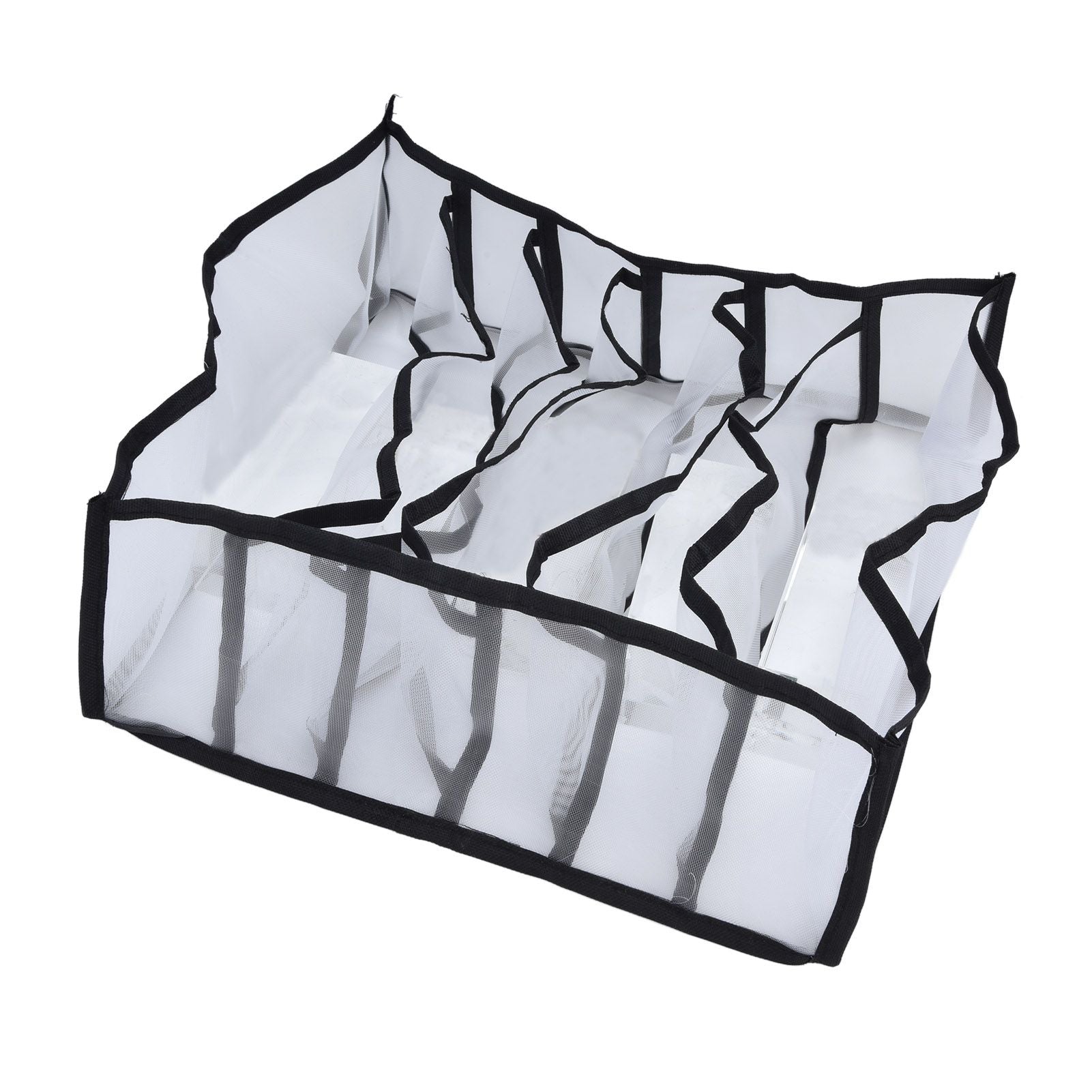 Mesh Bras Storage Box Multi Purpose Foldable Drawer Divider for Underwear Panties Socks6 Cells V1294-YM0523-3117210201711