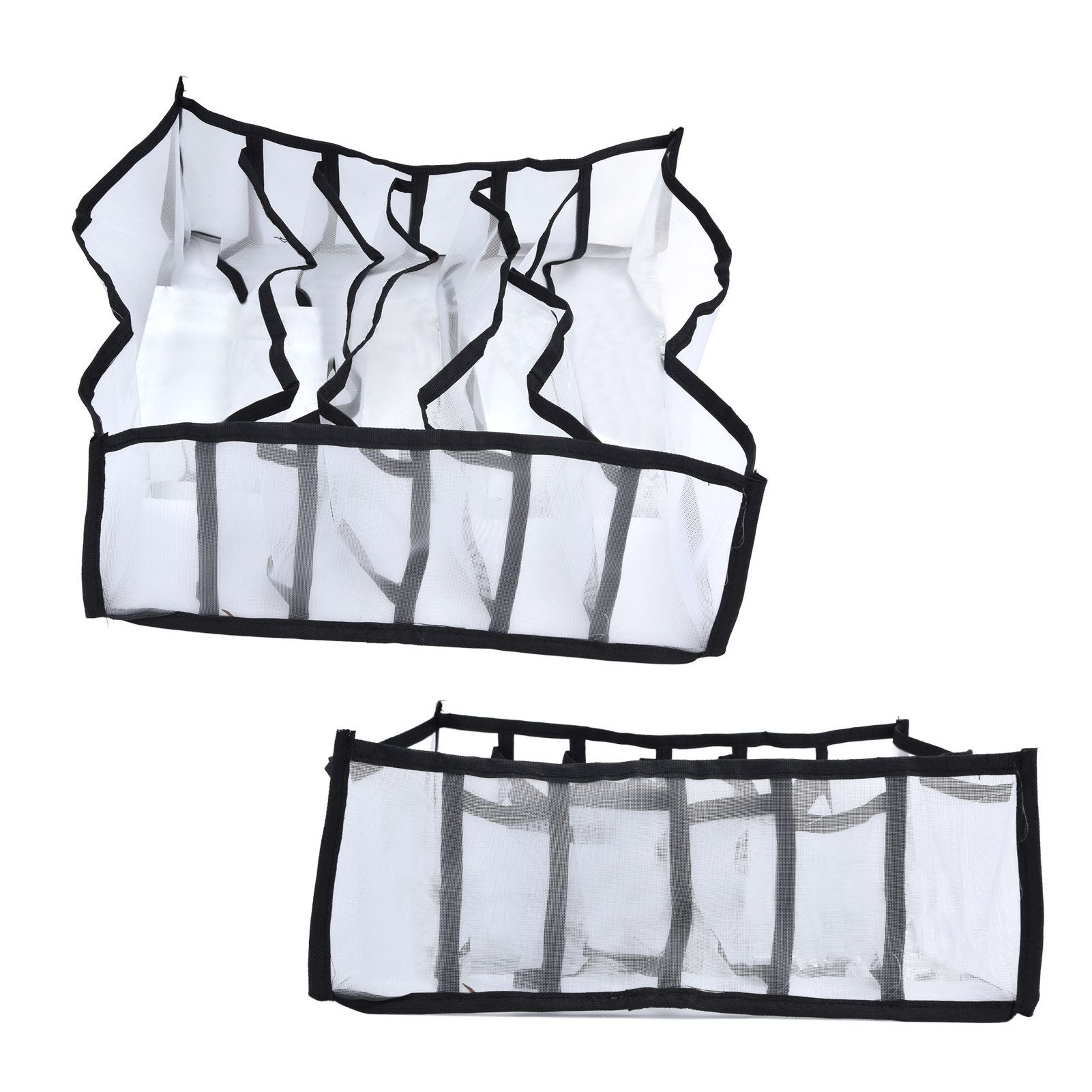 Mesh Bras Storage Box Multi Purpose Foldable Drawer Divider for Underwear Panties Socks6 Cells V1294-YM0523-3117210201711