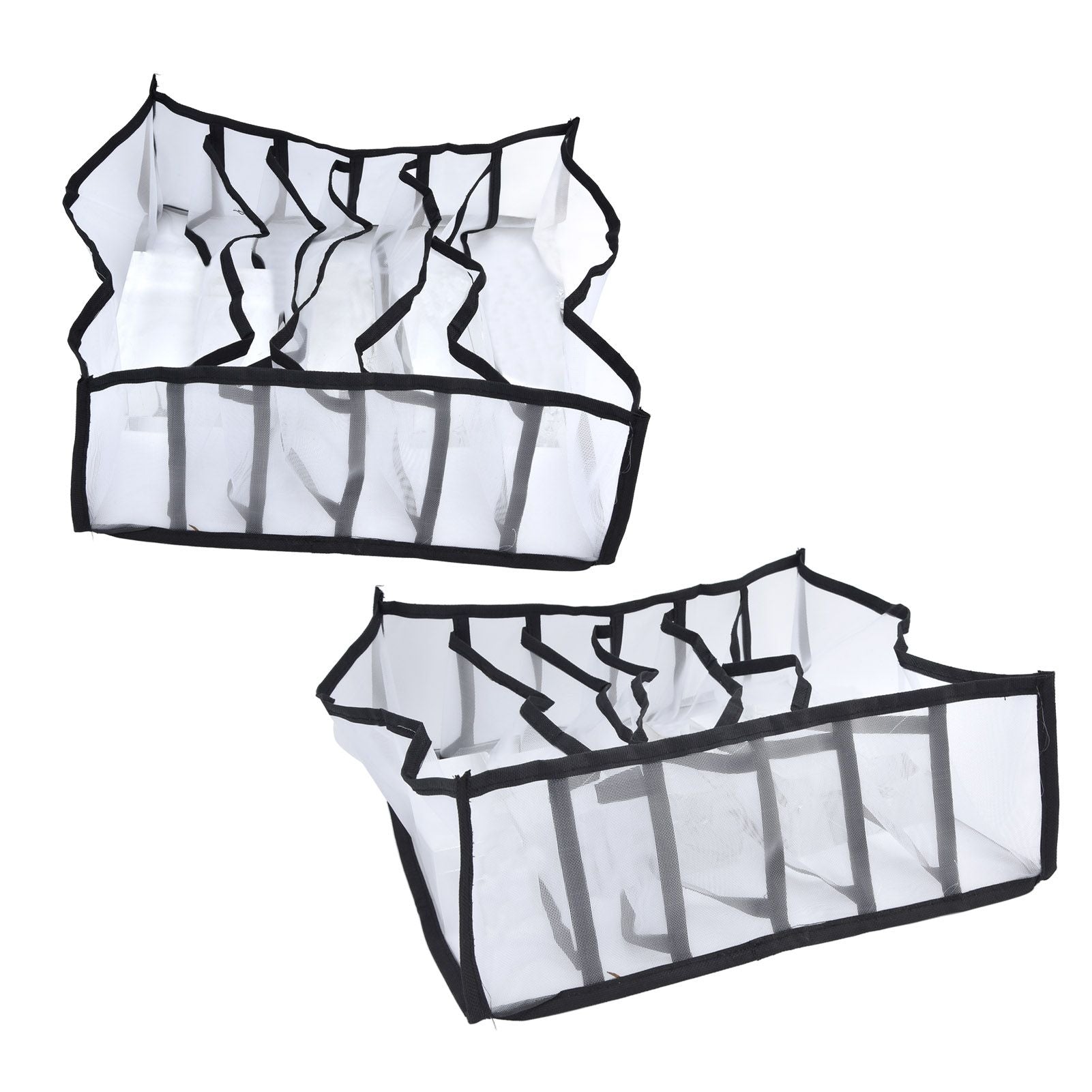 Mesh Bras Storage Box Multi Purpose Foldable Drawer Divider for Underwear Panties Socks6 Cells V1294-YM0523-3117210201711