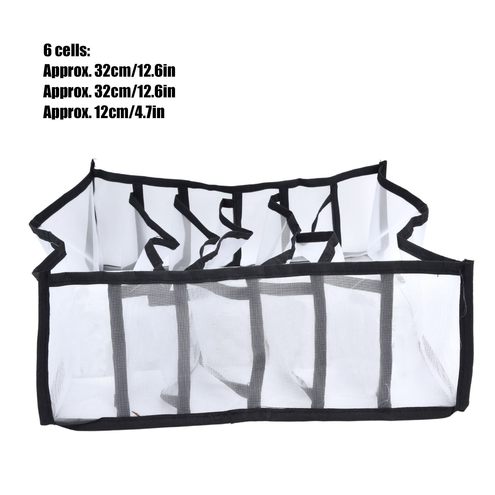 Mesh Bras Storage Box Multi Purpose Foldable Drawer Divider for Underwear Panties Socks6 Cells V1294-YM0523-3117210201711