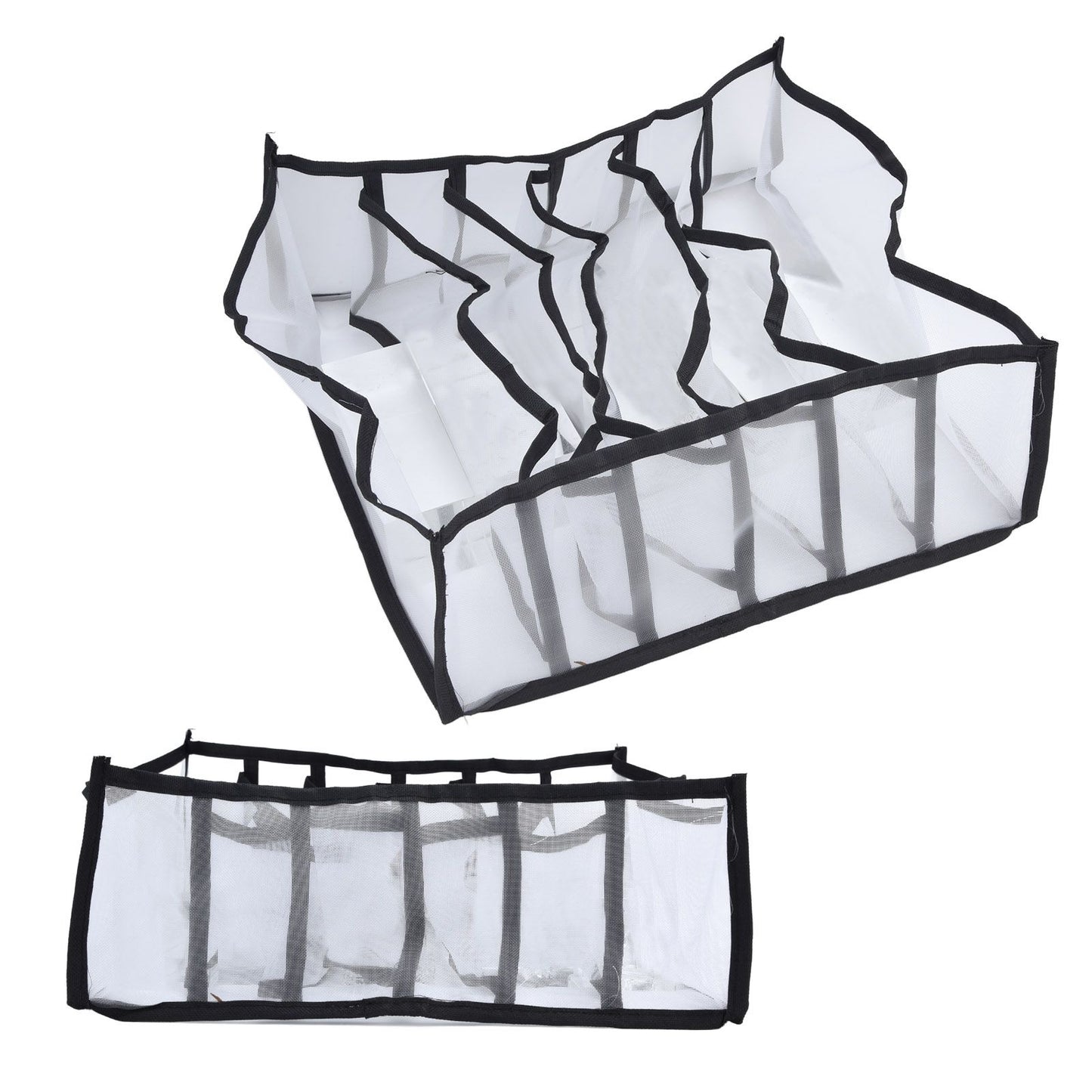 Mesh Bras Storage Box Multi Purpose Foldable Drawer Divider for Underwear Panties Socks6 Cells V1294-YM0523-3117210201711