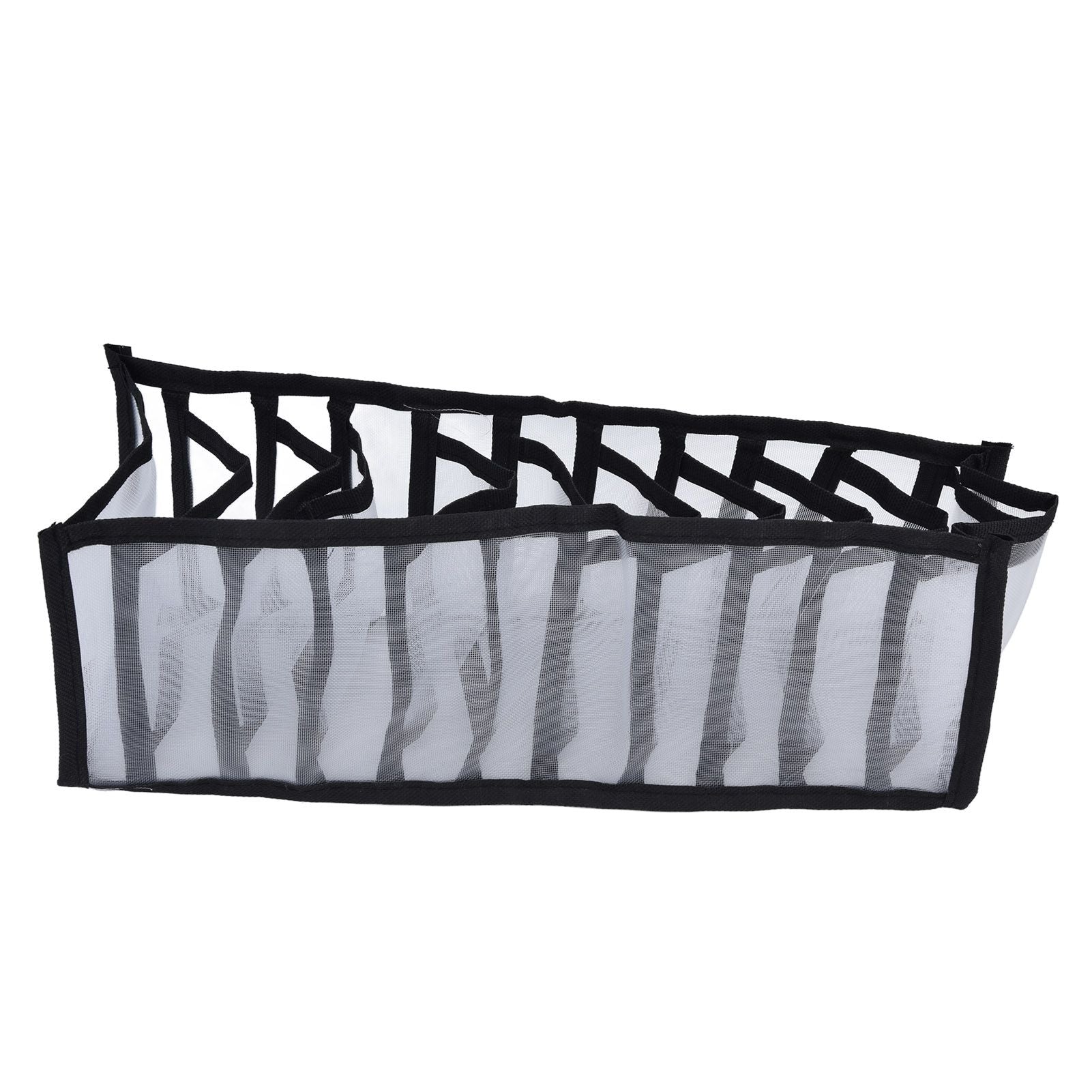 Mesh Bras Storage Box Multi Purpose Foldable Drawer Divider for Underwear Panties Socks11 Cells V1294-YM0523-3117210201712