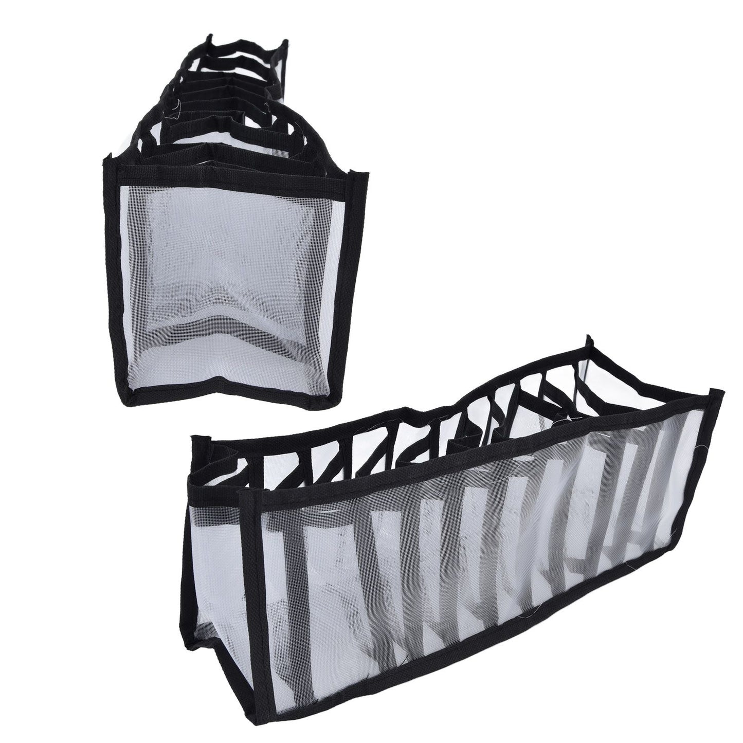 Mesh Bras Storage Box Multi Purpose Foldable Drawer Divider for Underwear Panties Socks11 Cells V1294-YM0523-3117210201712