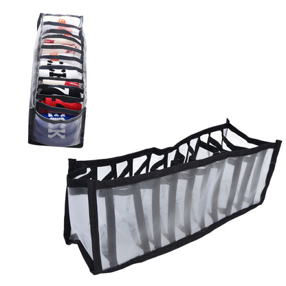 Mesh Bras Storage Box Multi Purpose Foldable Drawer Divider for Underwear Panties Socks11 Cells V1294-YM0523-3117210201712
