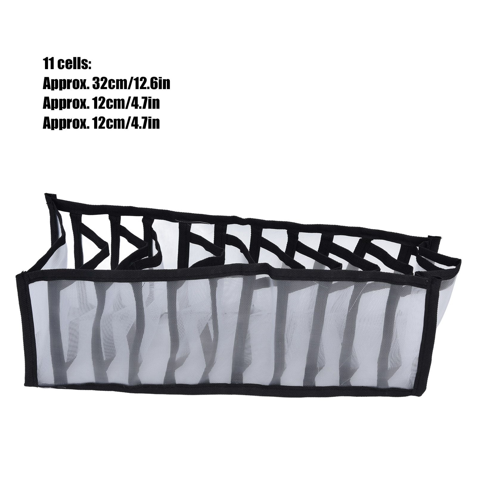 Mesh Bras Storage Box Multi Purpose Foldable Drawer Divider for Underwear Panties Socks11 Cells V1294-YM0523-3117210201712