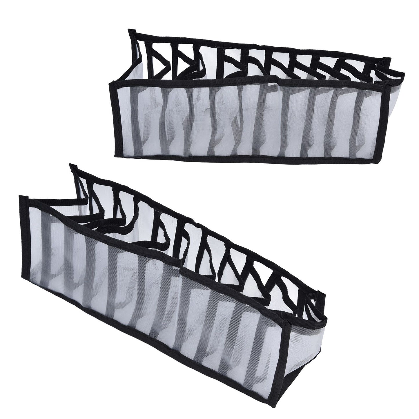 Mesh Bras Storage Box Multi Purpose Foldable Drawer Divider for Underwear Panties Socks11 Cells V1294-YM0523-3117210201712