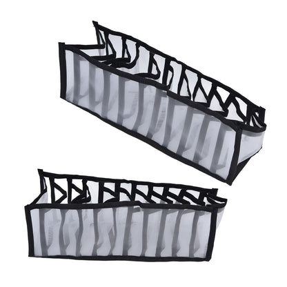 Mesh Bras Storage Box Multi Purpose Foldable Drawer Divider for Underwear Panties Socks11 Cells V1294-YM0523-3117210201712
