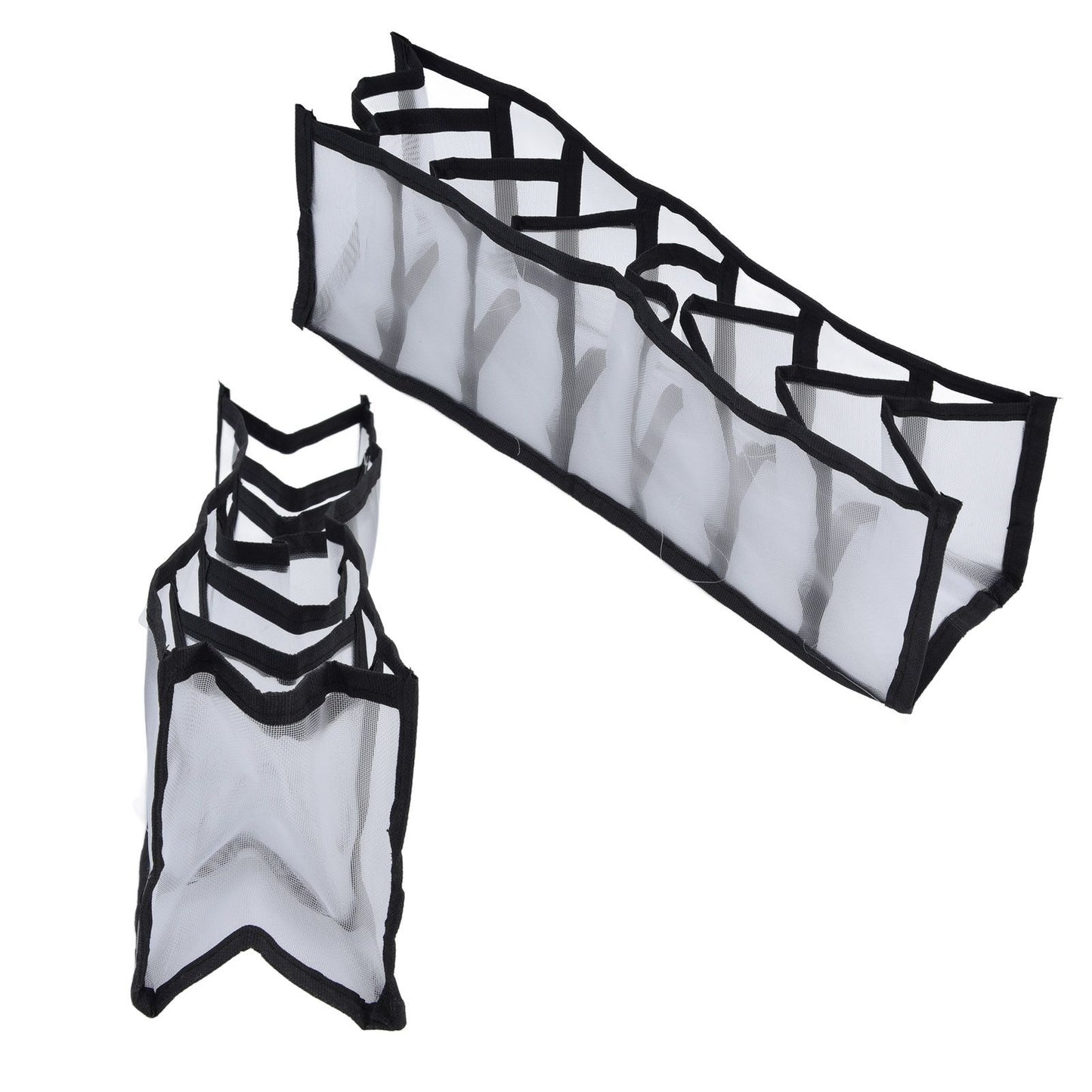 Mesh Bras Storage Box Multi Purpose Foldable Drawer Divider for Underwear Panties Socks7 Cells V1294-YM0523-3117210201713