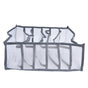 Underwear Organizer Mesh Foldable Breathable Multi Cells Socks Storage Box for Bras Panties6 Cells V1294-YM0523-3117210201811
