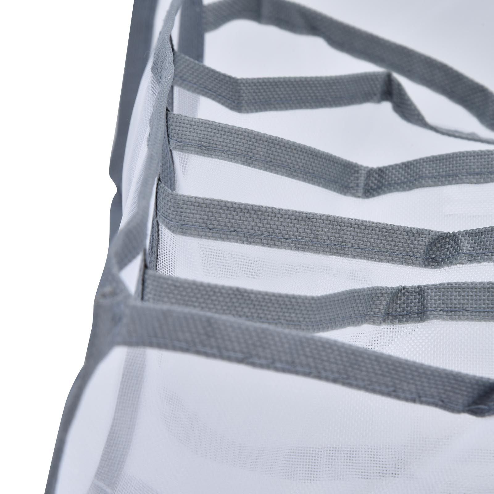 Underwear Organizer Mesh Foldable Breathable Multi Cells Socks Storage Box for Bras Panties6 Cells V1294-YM0523-3117210201811