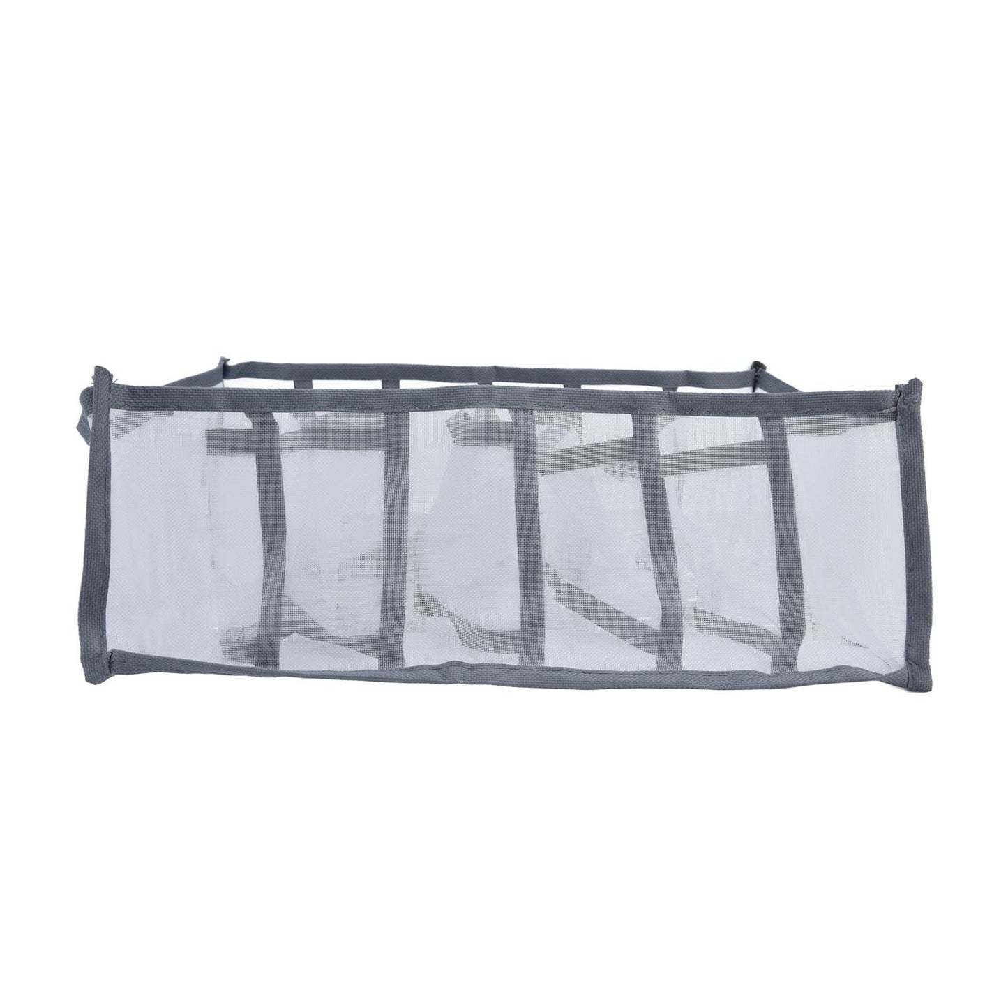 Underwear Organizer Mesh Foldable Breathable Multi Cells Socks Storage Box for Bras Panties6 Cells V1294-YM0523-3117210201811