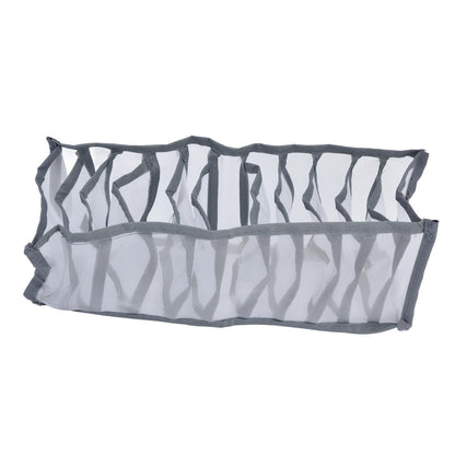 Underwear Organizer Mesh Foldable Breathable Multi Cells Socks Storage Box for Bras Panties11 Cells V1294-YM0523-3117210201812