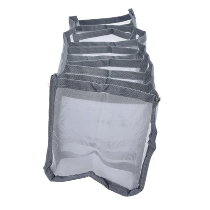 Underwear Organizer Mesh Foldable Breathable Multi Cells Socks Storage Box for Bras Panties11 Cells V1294-YM0523-3117210201812