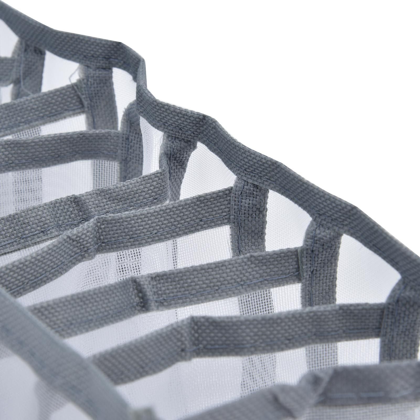 Underwear Organizer Mesh Foldable Breathable Multi Cells Socks Storage Box for Bras Panties11 Cells V1294-YM0523-3117210201812