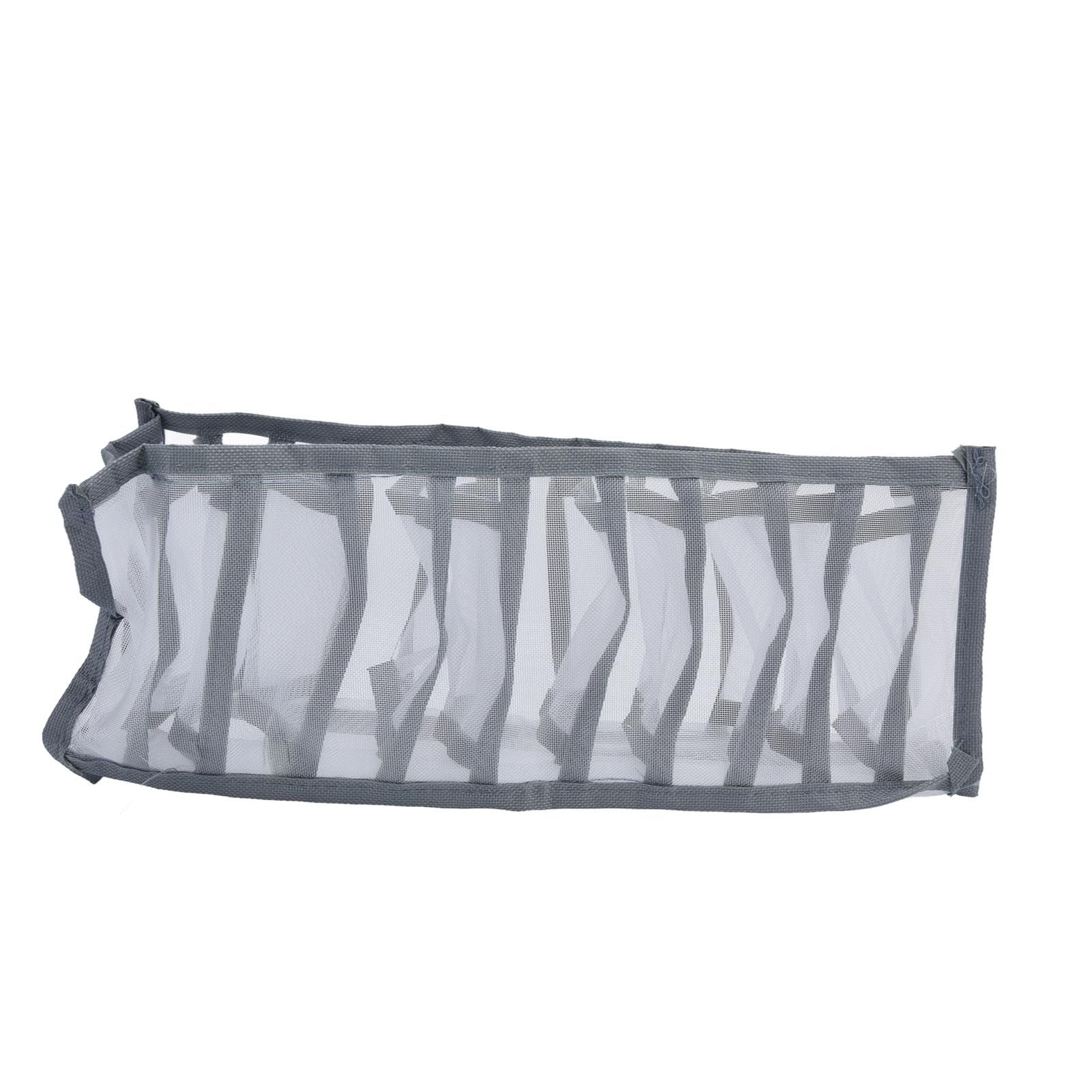 Underwear Organizer Mesh Foldable Breathable Multi Cells Socks Storage Box for Bras Panties11 Cells V1294-YM0523-3117210201812
