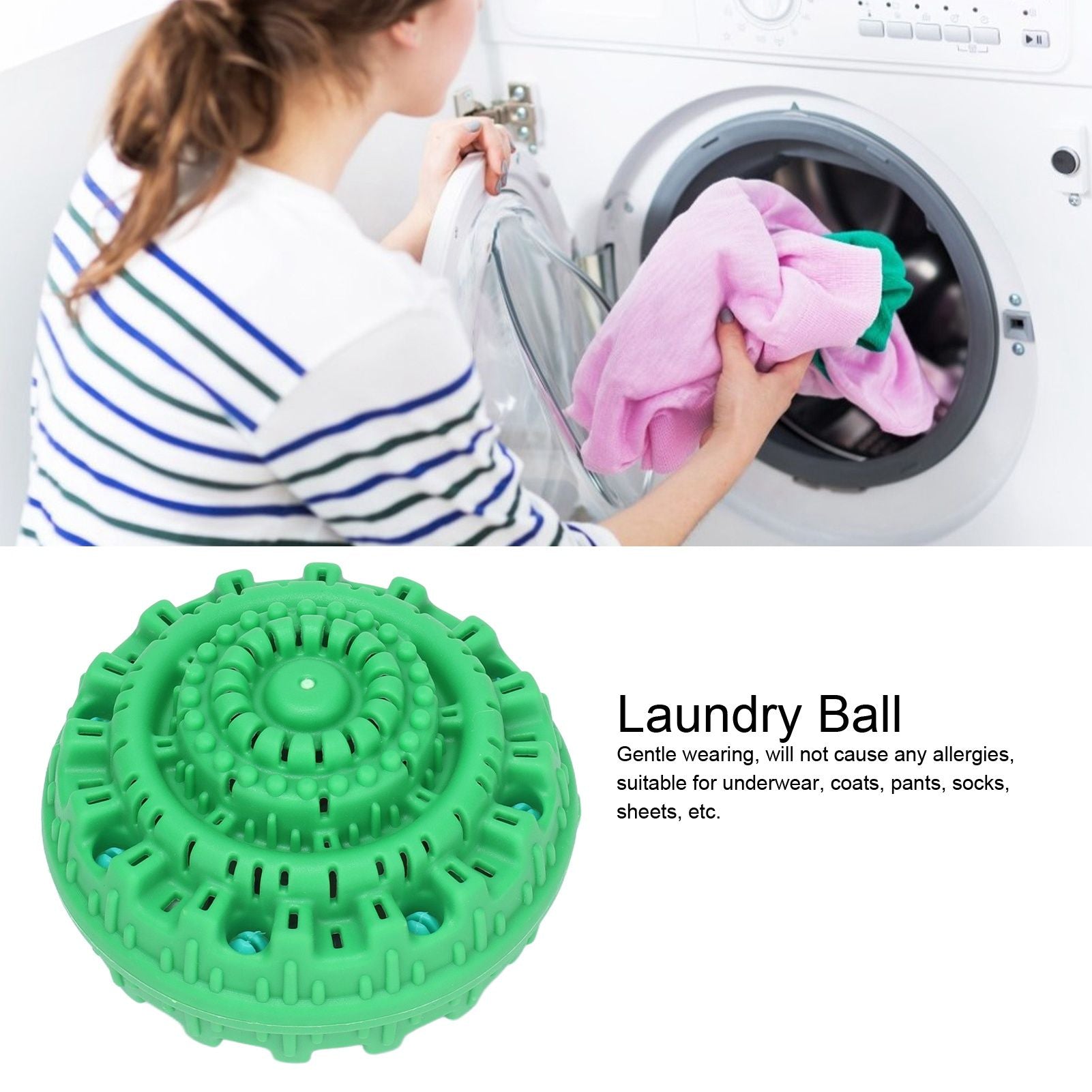 Laundry Ball Eco Friendly Practical Bamboo Charcoal Nano Laundry Ball Clothes Ball Machine Cleaning Tool V1294-YM0523-3117210202411