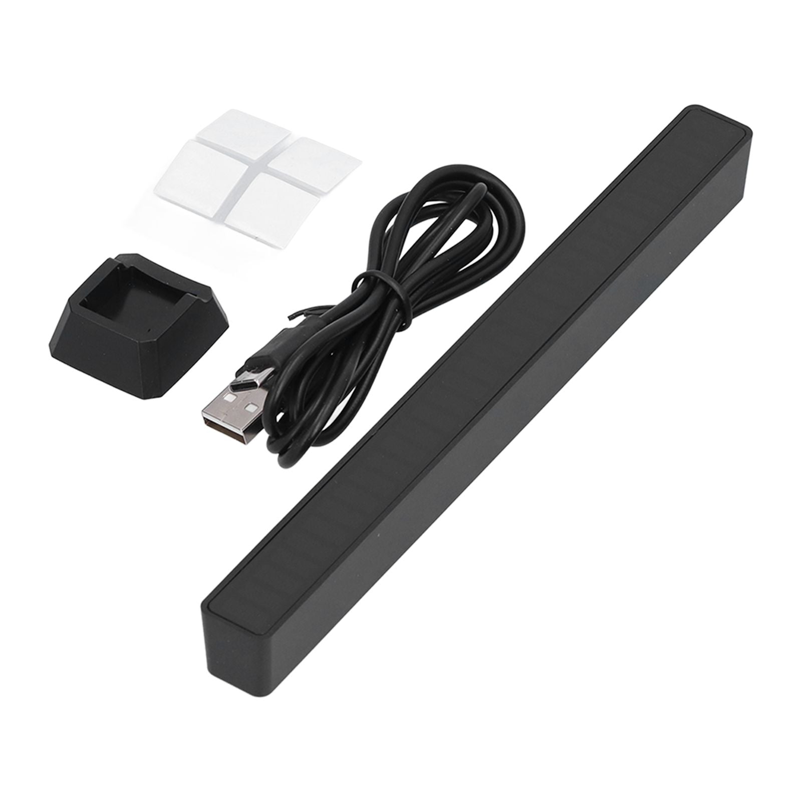 RGB Light Bar Voice Control Ambient Light Music Atmosphere Lamp USB for Car Home StudioBlack V1294-YM0523-3117210202611