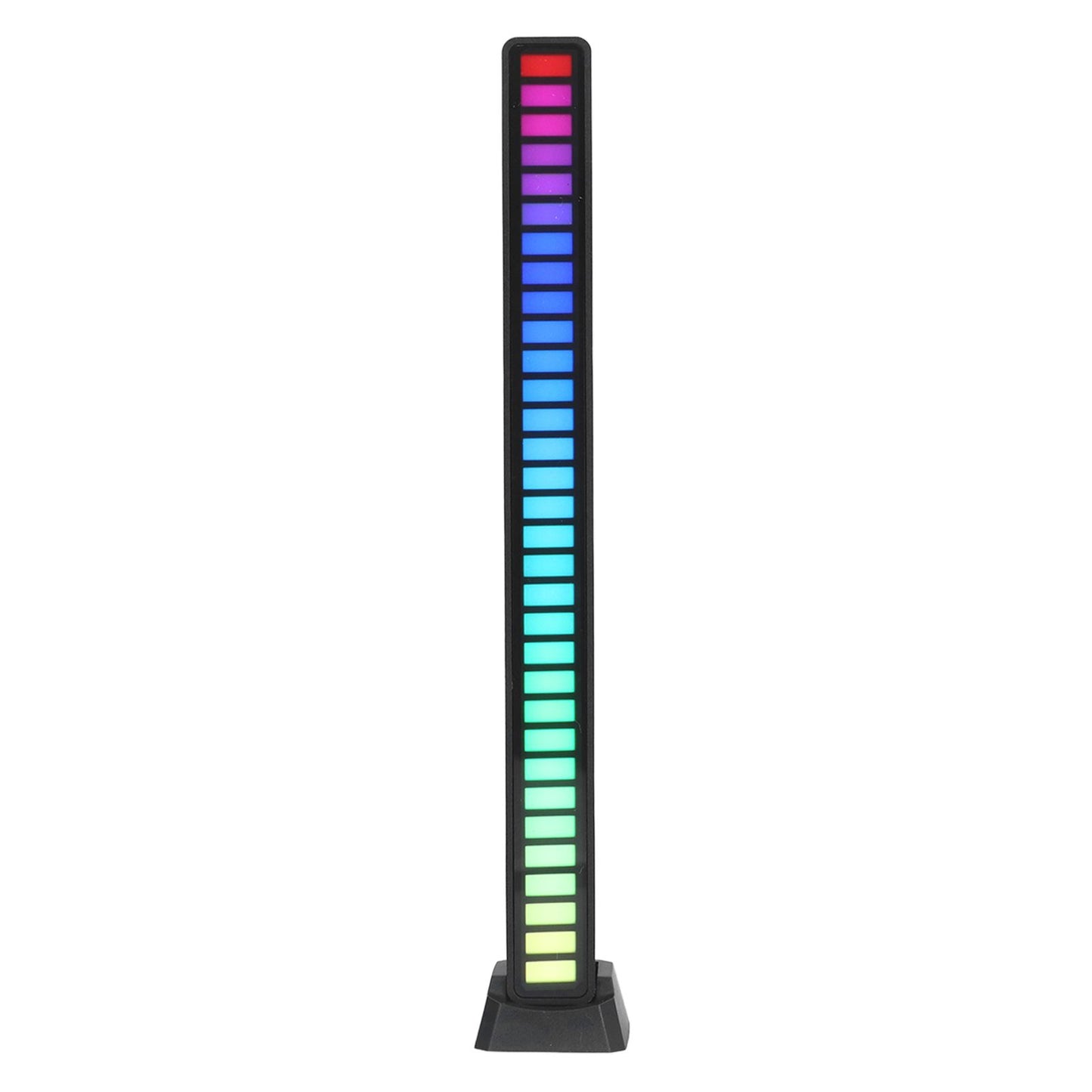 RGB Light Bar Voice Control Ambient Light Music Atmosphere Lamp USB for Car Home StudioBlack V1294-YM0523-3117210202611