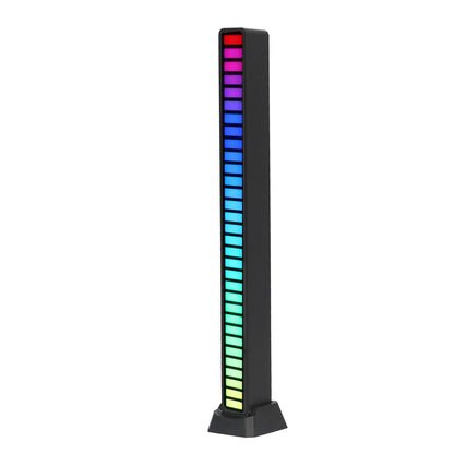 RGB Light Bar Voice Control Ambient Light Music Atmosphere Lamp USB for Car Home StudioBlack V1294-YM0523-3117210202611