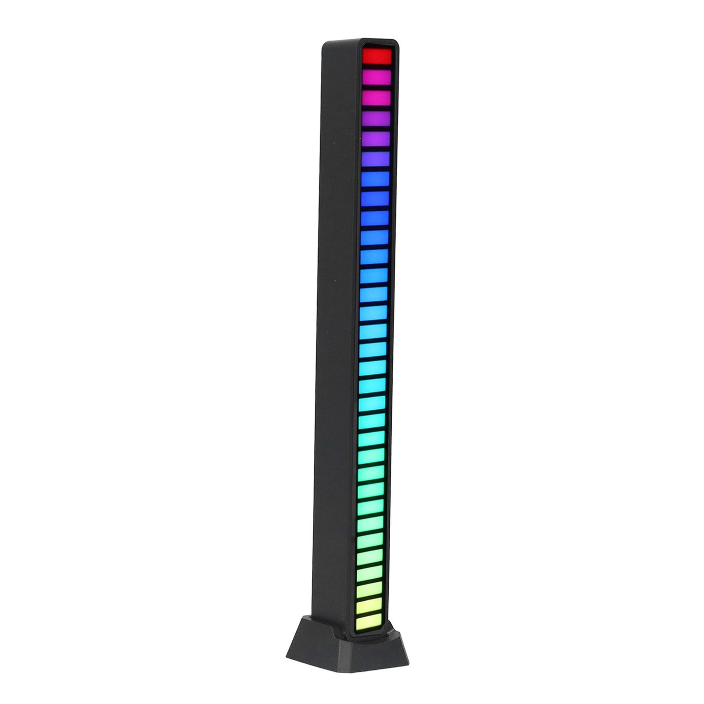 RGB Light Bar Voice Control Ambient Light Music Atmosphere Lamp USB for Car Home StudioBlack V1294-YM0523-3117210202611