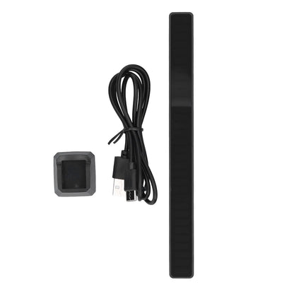 RGB Light Bar Voice Control Ambient Light Music Atmosphere Lamp USB for Car Home StudioBlack V1294-YM0523-3117210202611