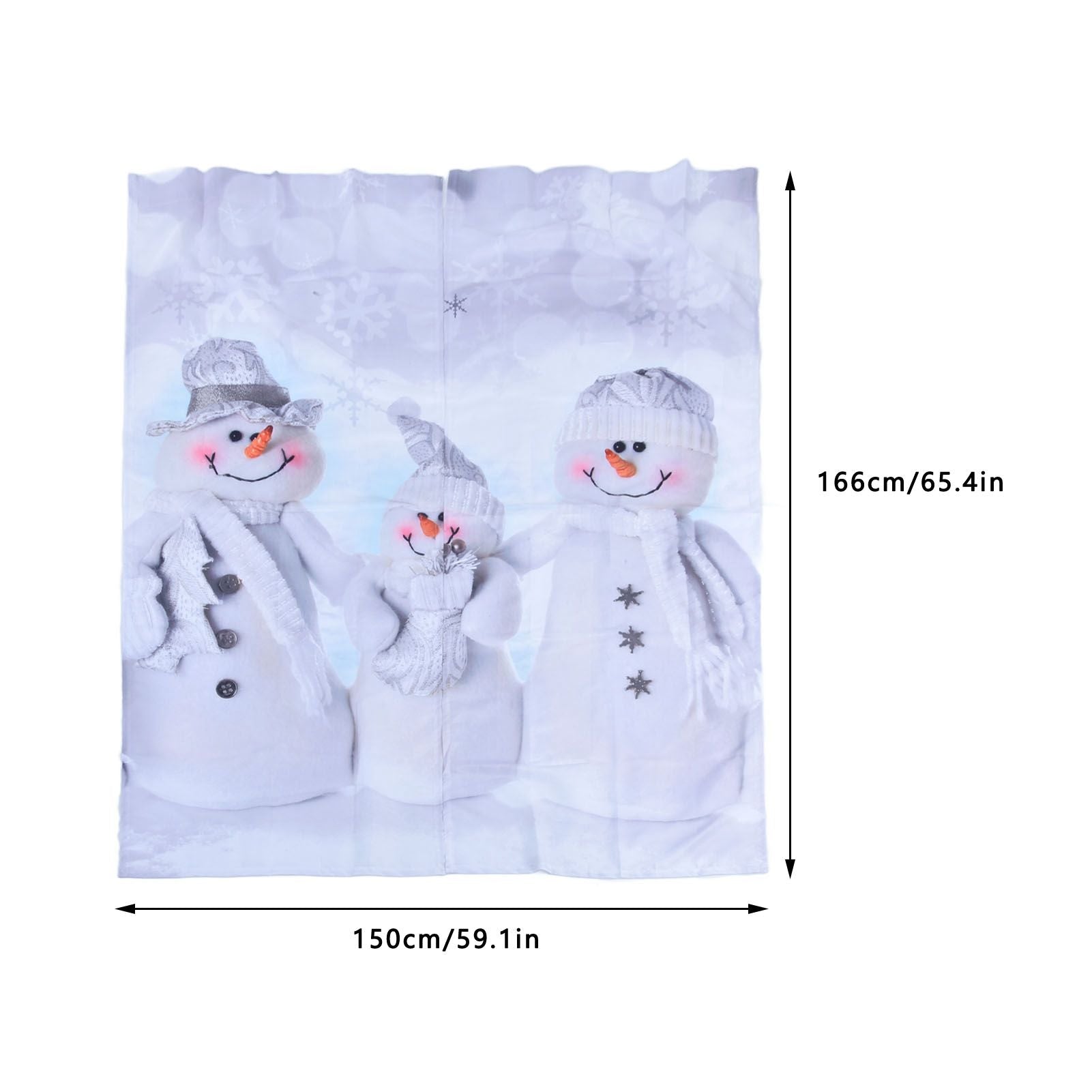 Christmas Curtain Personalized 3D Digital Printing Window Drapes Shower Curtain Blackout Waterproof V1294-YM0523-3117210202811