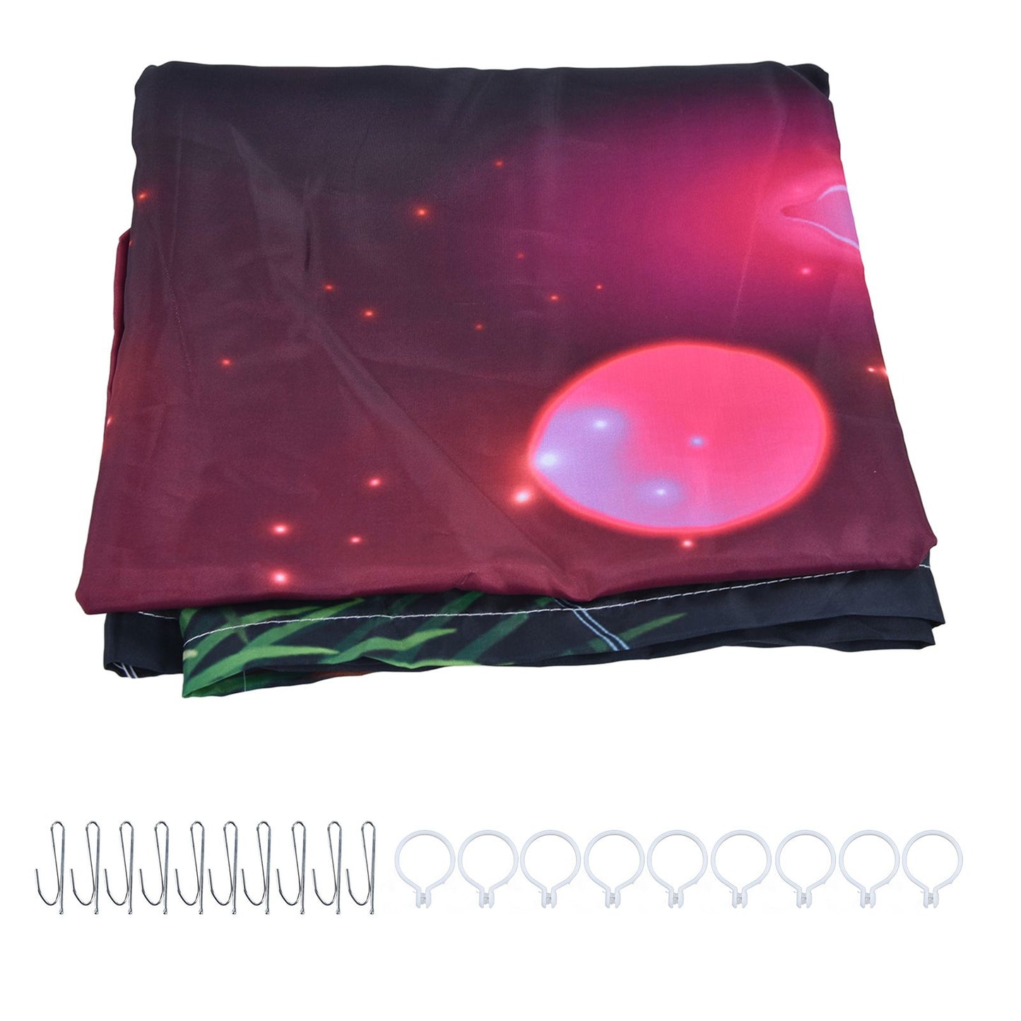 3D Digital Printing Curtains Personalized Christmas Printing 90g Waterproof Cloth Blackout Curtains170x200cm V1294-YM0523-3117210203712