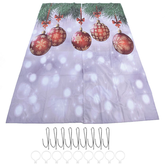 Blackout Curtains Multi Purpose Good Shading Properties Waterproof Fashionable Patterns Christmas Decoration V1294-YM0523-3117210203812