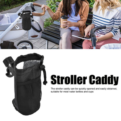 Stroller Caddy Durable Wearable 600D Oxford Cloth Small Compact Comfortable Cup Holder for Daily Use V1294-YM0523-3117210205011