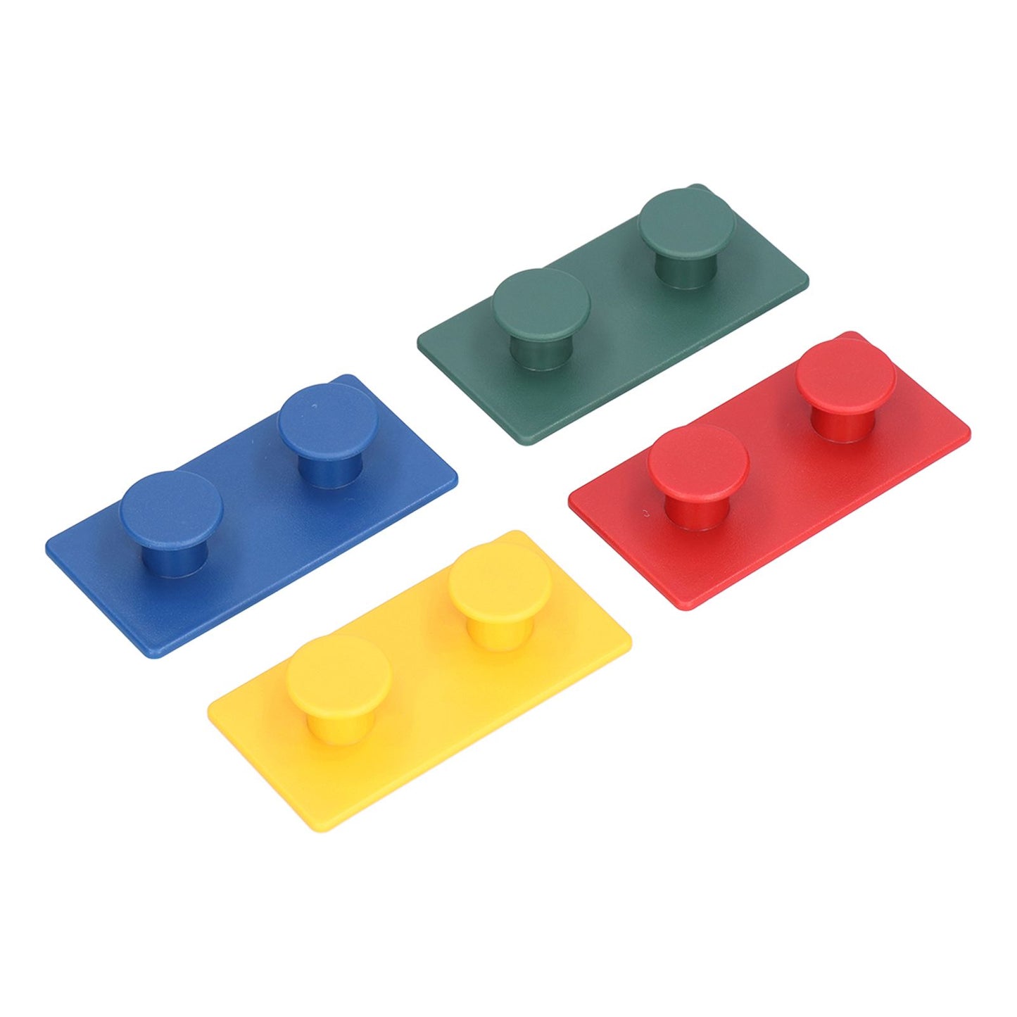 4Pcs ABS Wall Hooks Self Adhesive Clothes Coat Hook Storage Organization for Entryway Bedroom Bathroom V1294-YM0523-3117210205411