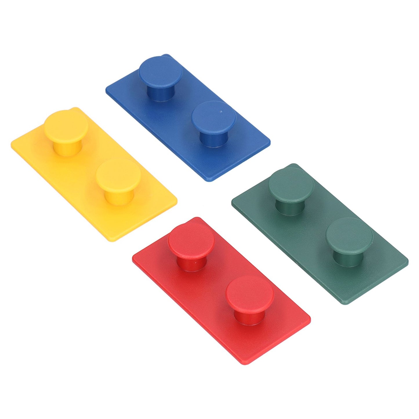 4Pcs ABS Wall Hooks Self Adhesive Clothes Coat Hook Storage Organization for Entryway Bedroom Bathroom V1294-YM0523-3117210205411
