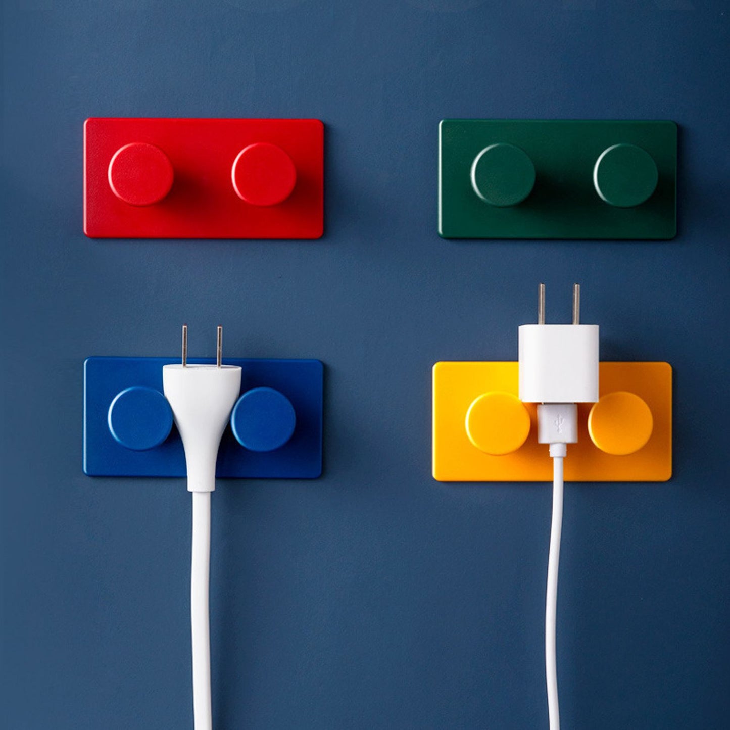 4Pcs ABS Wall Hooks Self Adhesive Clothes Coat Hook Storage Organization for Entryway Bedroom Bathroom V1294-YM0523-3117210205411