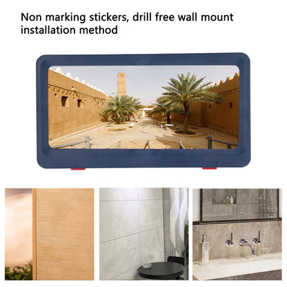 Shower Phone Tablet Holder Waterproof Touch Screen Wall Mount Storage Box Shower Case for Home BathroomBlue V1294-YM0523-3117210205512