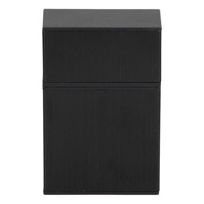 Cigarette Case Aluminium Alloy Fashionable Glossy Exquisite Texture Cigarette HolderBlack V1294-YM0523-3117210205911