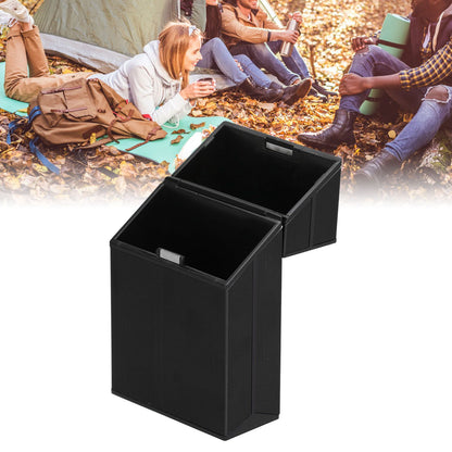 Cigarette Case Aluminium Alloy Fashionable Glossy Exquisite Texture Cigarette HolderBlack V1294-YM0523-3117210205911
