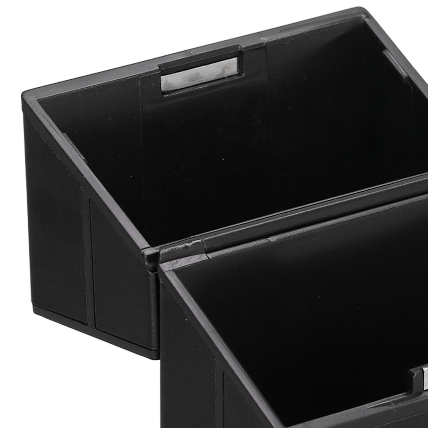 Cigarette Case Aluminium Alloy Fashionable Glossy Exquisite Texture Cigarette HolderBlack V1294-YM0523-3117210205911