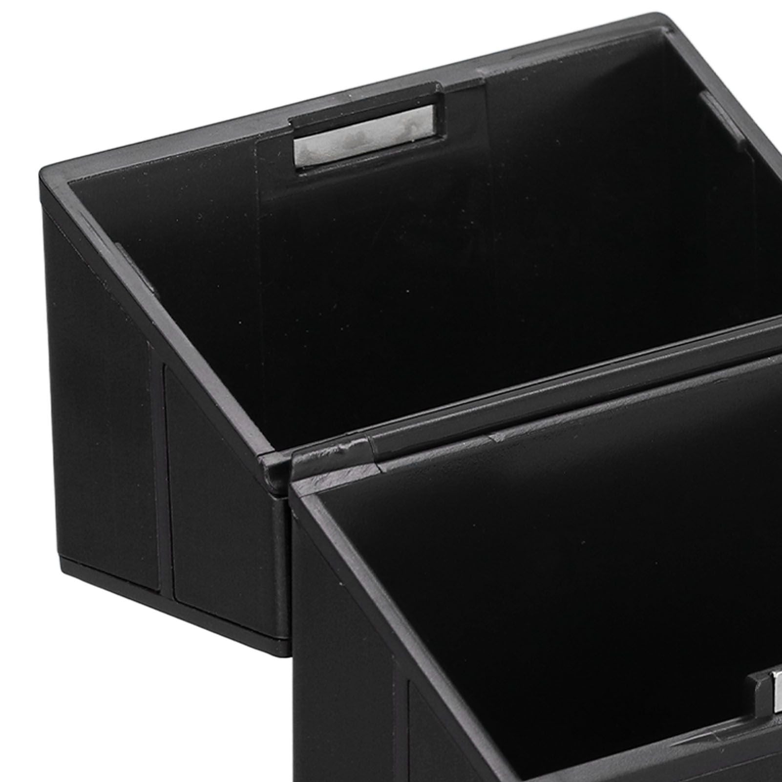 Cigarette Case Aluminium Alloy Fashionable Glossy Exquisite Texture Cigarette HolderBlack V1294-YM0523-3117210205911