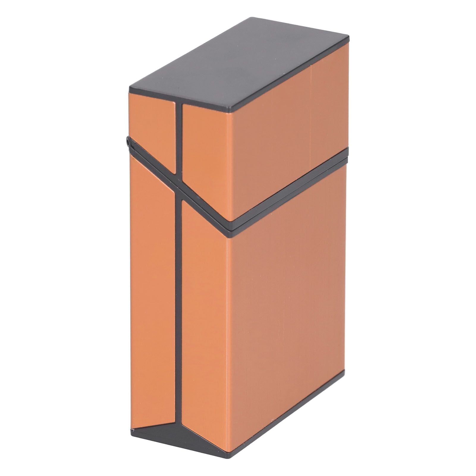 Cigarette Case Aluminium Alloy Fashionable Glossy Exquisite Texture Cigarette HolderGold V1294-YM0523-3117210205913