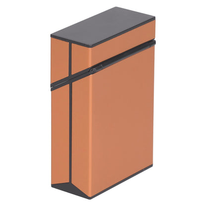 Cigarette Case Aluminium Alloy Fashionable Glossy Exquisite Texture Cigarette HolderGold V1294-YM0523-3117210205913
