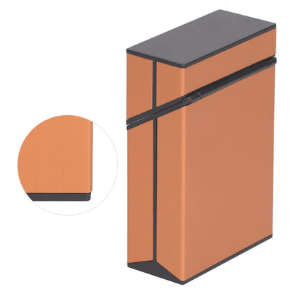 Cigarette Case Aluminium Alloy Fashionable Glossy Exquisite Texture Cigarette HolderGold V1294-YM0523-3117210205913