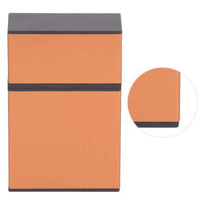 Cigarette Case Aluminium Alloy Fashionable Glossy Exquisite Texture Cigarette HolderGold V1294-YM0523-3117210205913