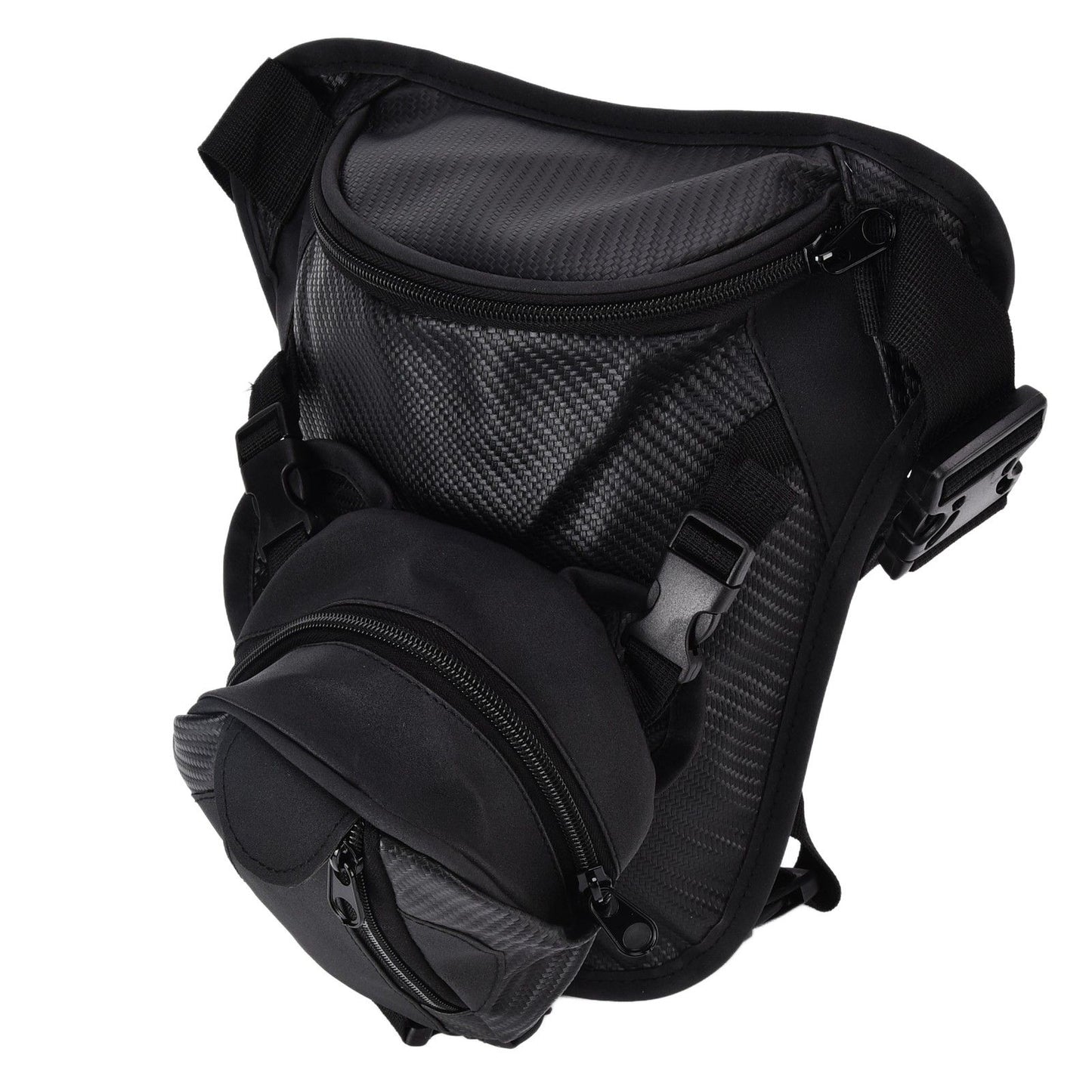 Men Leather Thigh Bag Multifunctional Drop Leg Bag Thigh Satchel for Bicycle Travel Hiking V1294-YM0523-3117210206211