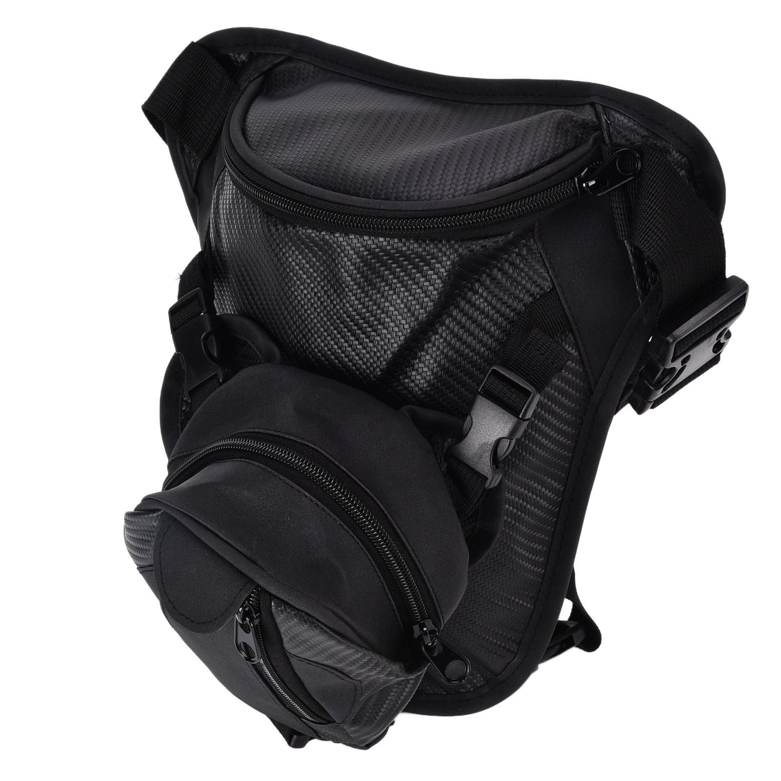 Men Leather Thigh Bag Multifunctional Drop Leg Bag Thigh Satchel for Bicycle Travel Hiking V1294-YM0523-3117210206211