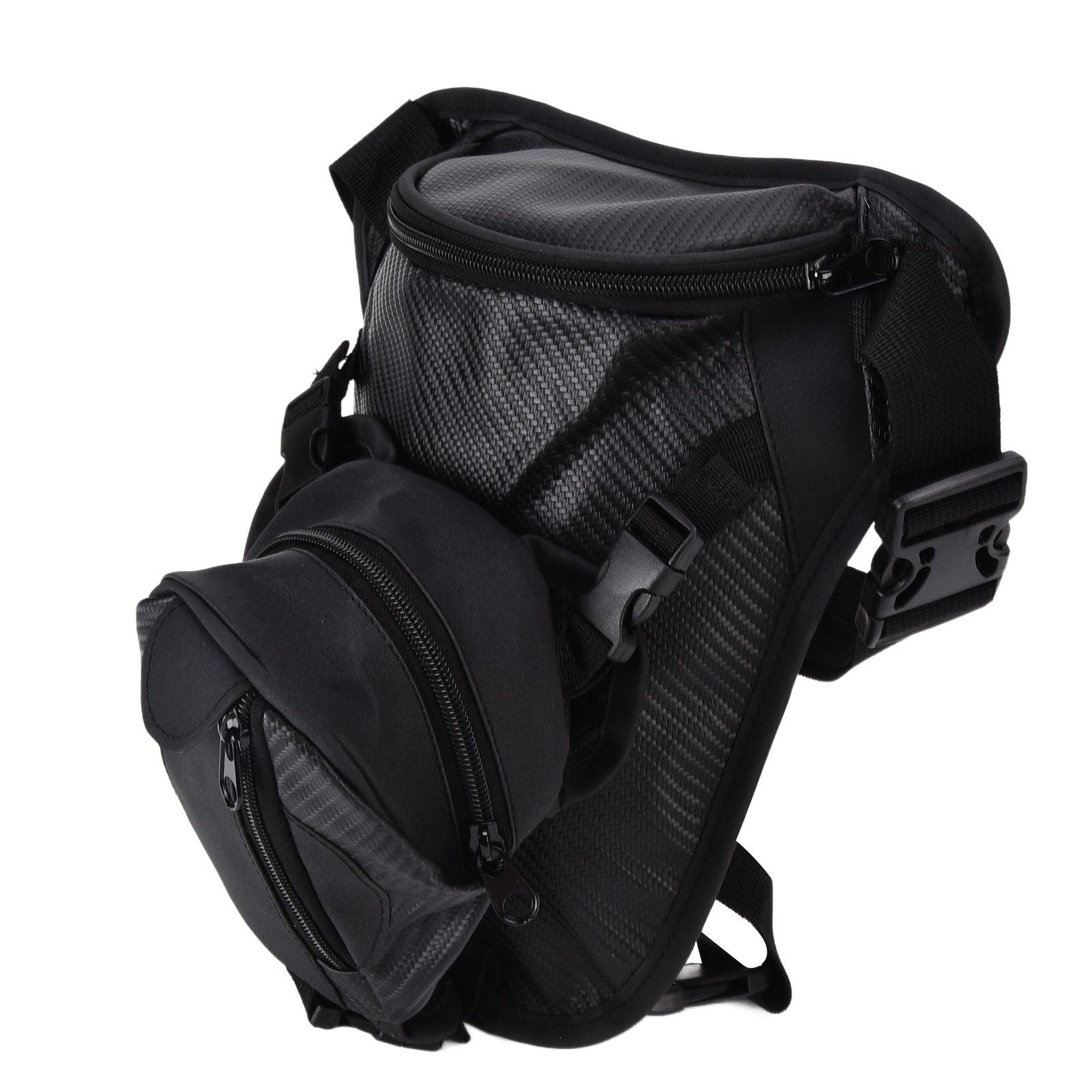 Men Leather Thigh Bag Multifunctional Drop Leg Bag Thigh Satchel for Bicycle Travel Hiking V1294-YM0523-3117210206211