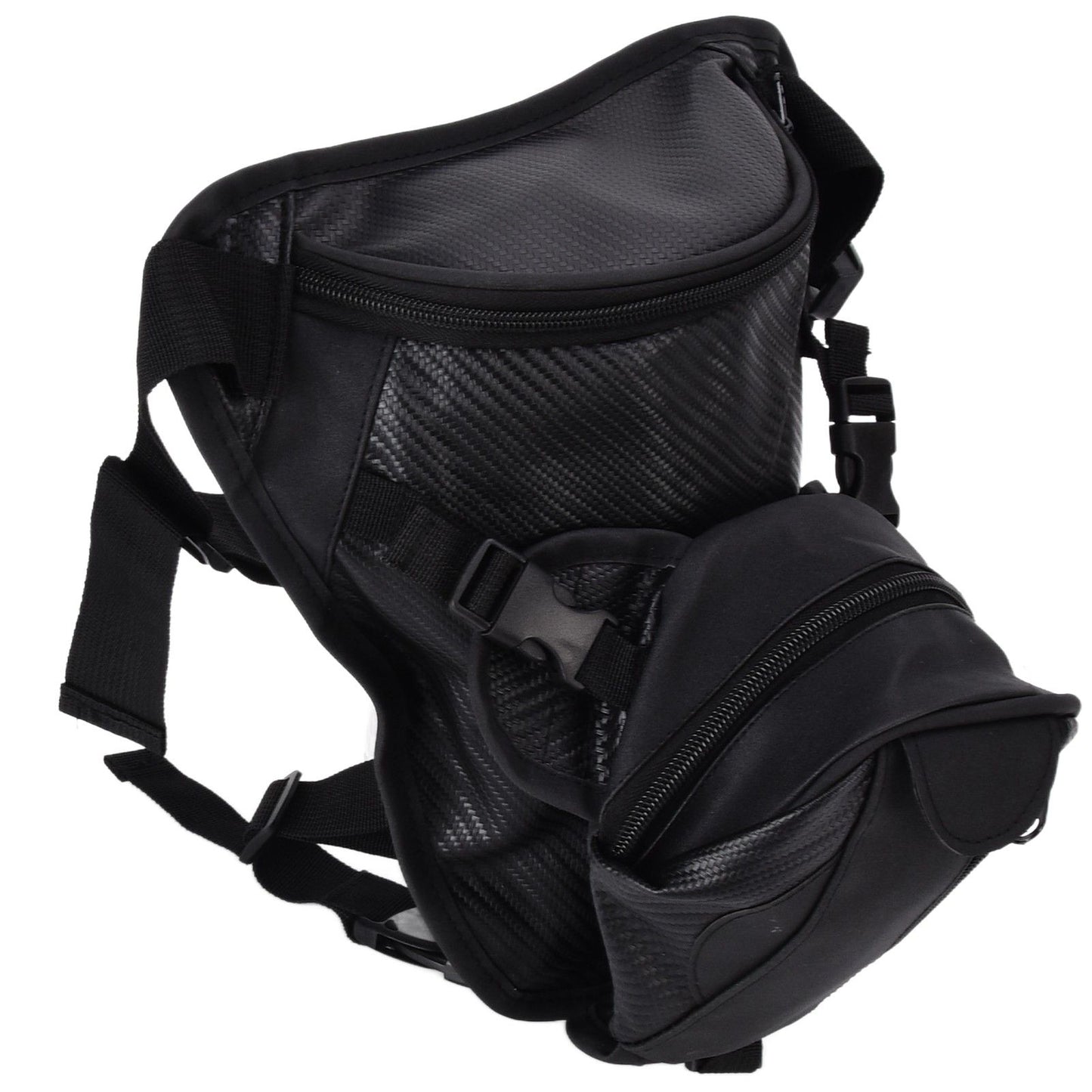 Men Leather Thigh Bag Multifunctional Drop Leg Bag Thigh Satchel for Bicycle Travel Hiking V1294-YM0523-3117210206211