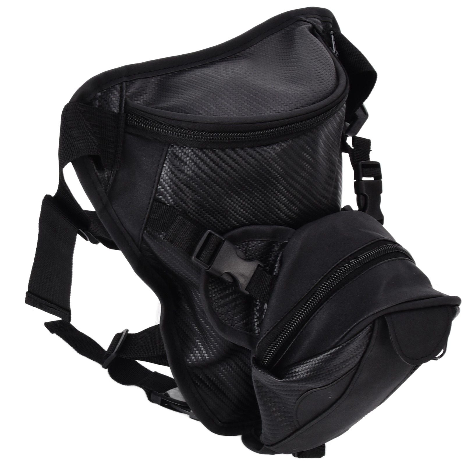 Men Leather Thigh Bag Multifunctional Drop Leg Bag Thigh Satchel for Bicycle Travel Hiking V1294-YM0523-3117210206211