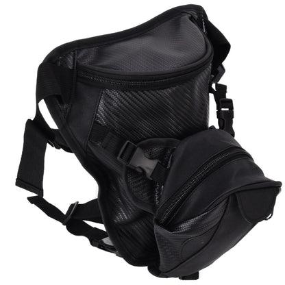 Men Leather Thigh Bag Multifunctional Drop Leg Bag Thigh Satchel for Bicycle Travel Hiking V1294-YM0523-3117210206211