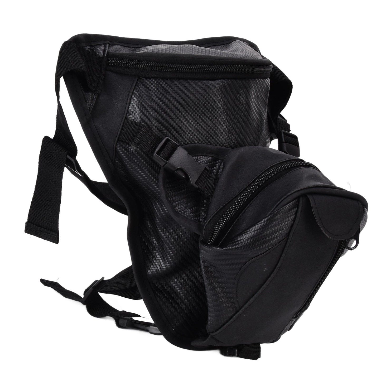 Men Leather Thigh Bag Multifunctional Drop Leg Bag Thigh Satchel for Bicycle Travel Hiking V1294-YM0523-3117210206211