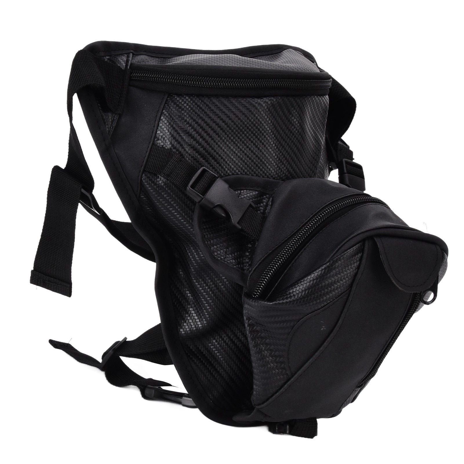 Men Leather Thigh Bag Multifunctional Drop Leg Bag Thigh Satchel for Bicycle Travel Hiking V1294-YM0523-3117210206211