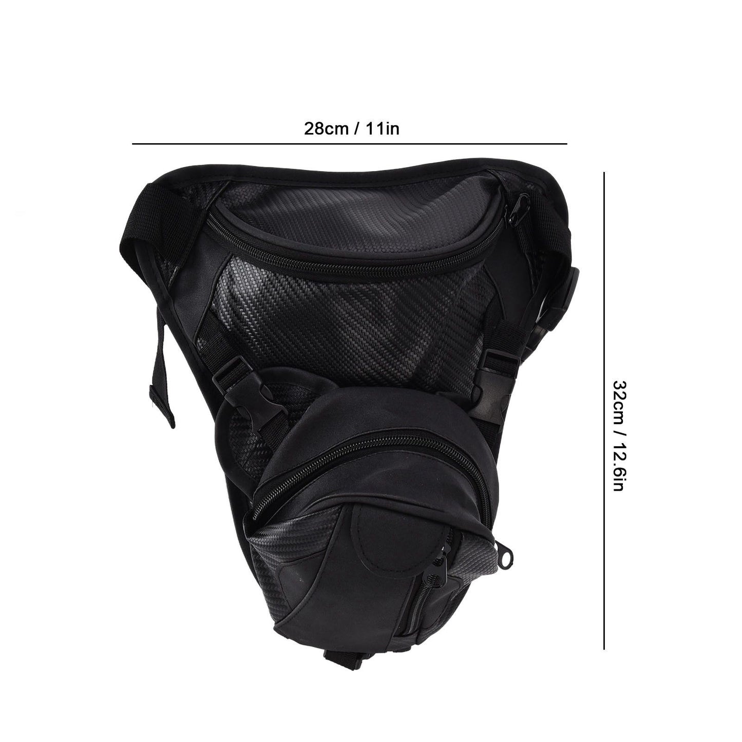 Men Leather Thigh Bag Multifunctional Drop Leg Bag Thigh Satchel for Bicycle Travel Hiking V1294-YM0523-3117210206211